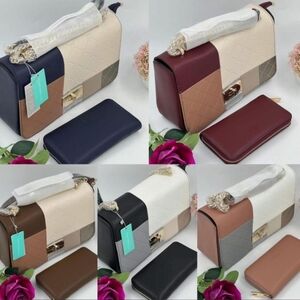 Elegant Multi-Color Quilted Women's Bag